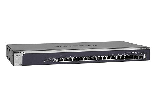 Netgear XS716T-100NES - Switch ProSAFE (16 puertos, Smart Managed 10GbE y garantía durante su vida útil) Netgear XS716T-100NES - Switch ProSAFE (16 puertos, Smart Managed 10GbE y garantía durante su vida útil)