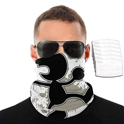 Ngxianbaimingj Mr Game and Watch Super Smash Bros, pañuelo para la cabeza, pasamontañas para el cuello, con 6 filtros Ngxianbaimingj Mr Game and Watch Super Smash Bros, pañuelo para la cabeza, pasamontañas para el cuello, con 6 filtros