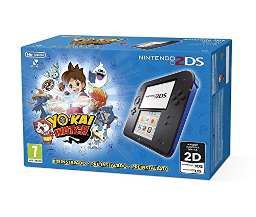 Nintendo 2DS - Consola, Color Azul + Yo-Kai Watch (Preinstalado)
