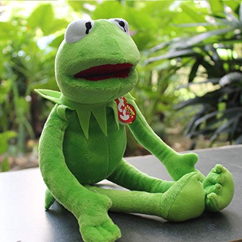 NLRHH Parachoques la Rana René The Muppet Show 14 '' 40cm Kermit Juguetes de Peluche de Barrio Sésamo Animales de Peluche de Felpa muñeca de la Rana Animal muñeca Peng (Color : 40cm)