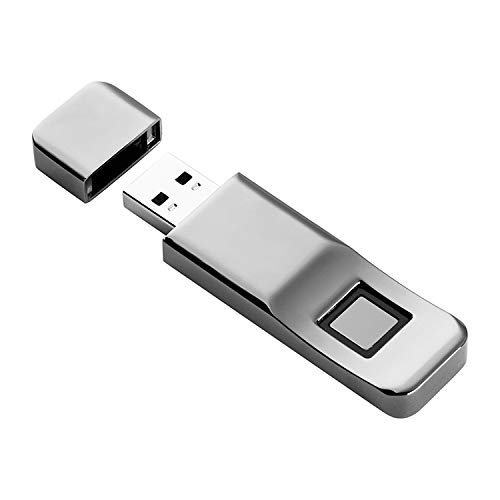 Normal USB 3.0 de Alta Velocidad 32GB P1 de la Huella Digital de cifrado de Disco Flash USB Memory Stick Pen Drive U Disco, Write: 75 MB/s, Lea: 135MB / s, fácil de Llevar.