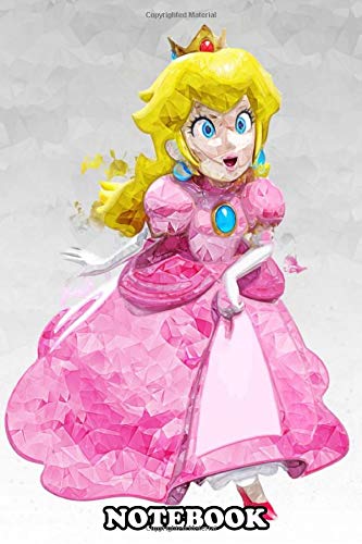 Notebook: Princess Peach , Journal for Writing, College Ruled Size 6" x 9", 110 Pages