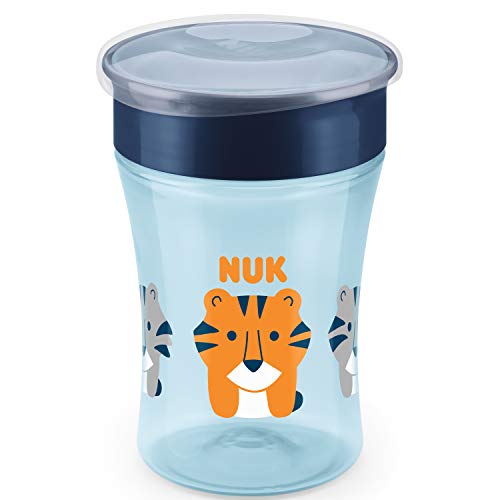 NUK Magic - Taza antiderrame (230 ml), color azul