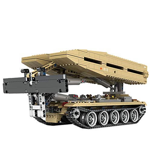 Oeasy Tank Model Kit, 1155 piezas WW2 tipo 85 tanque militar con minifigura y luces para niños adultos, bloques de construcción compatibles con Lego Technic