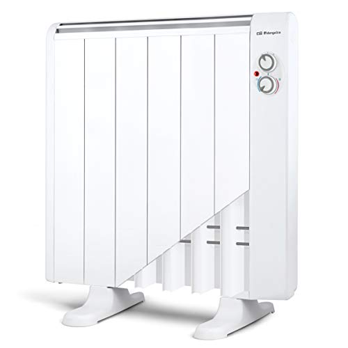 Orbegozo RRM 1010 – Emisor térmico sin aceite, 6 elementos, 1000 W, 2 niveles de potencia, color blanco Orbegozo RRM 1010 – Emisor térmico sin aceite, 6 elementos, 1000 W, 2 niveles de potencia, color blanco