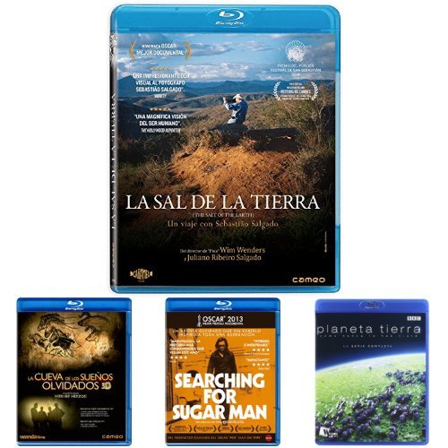 Pack Documentales: La Sal De La Tierra + La Cueva De Los Sueños Olvidados + Searching For Sugar Man + Planeta Tierra + Seaway + Life + Planeta Humano [Blu-ray]