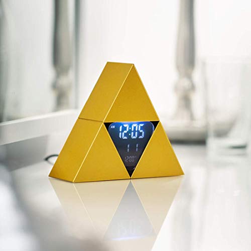 Paladone Legend of Zelda Triforce Alarm Clock, Estándar Paladone Legend of Zelda Triforce Alarm Clock, Estándar