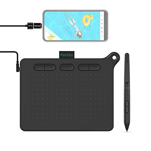 Parblo Ninos 6 x 4 Pulgadas OSU Tableta Gráfica 8192 Niveles Presión lápiz óptico sin batería para Dibujar, Compatible con Windows, Mac, Android, óptima para la educación en línea y el teletrabajo Parblo Ninos 6 x 4 Pulgadas OSU Tableta Gráfica 8192 Niveles Presión lápiz óptico sin batería para Dibujar, Compatible con Windows, Mac, Android, óptima para la educación en línea y el teletrabajo