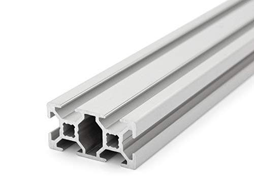 Perfil de aluminio 20x40 ranura tipo B 6 - corte 50 mm-2000 mm (10,00 EUR/m + 0,25 EUR por corte, mínimo 2,50 EUR) 60 mm