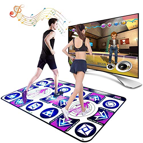 PHLPS 2021 Mat de Doble Baile para niños Adultos, última Estera de Baile para niños Adultos, Juegos multifunción, Juegos, Plug and Play, Sense Juego para PC TV para 2 Persona PHLPS 2021 Mat de Doble Baile para niños Adultos, última Estera de Baile para niños Adultos, Juegos multifunción, Juegos, Plug and Play, Sense Juego para PC TV para 2 Persona