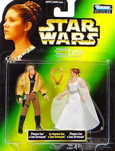 'Princess Leia Organa & Luke Skywalker "Princess Leia Collection – A New Hope – Star Wars Power of the Force Collection de Hasbro/iniciados.