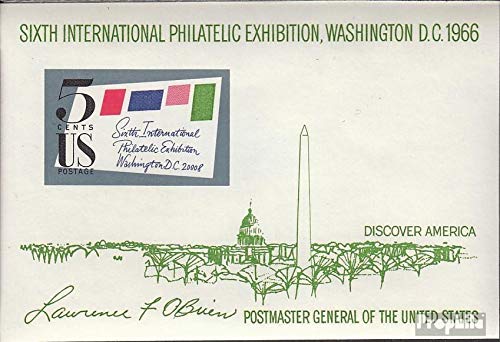Prophila Collection EEUU Bloque 11 (Completa.edición.) 1966 SIPEX, Washington DC (Sellos para los coleccionistas)
