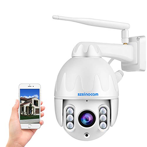 PTZ Cámara de Seguridad para WiFi 1080P Exteriores ,Cámara Zoom óptico 8X,Admite Audio bidireccional,Detección de Movimiento humanoide,Alarma de luz y Sonido,Visión Nocturna 70M,App de Acceso Remoto PTZ Cámara de Seguridad para WiFi 1080P Exteriores ,Cámara Zoom óptico 8X,Admite Audio bidireccional,Detección de Movimiento humanoide,Alarma de luz y Sonido,Visión Nocturna 70M,App de Acceso Remoto