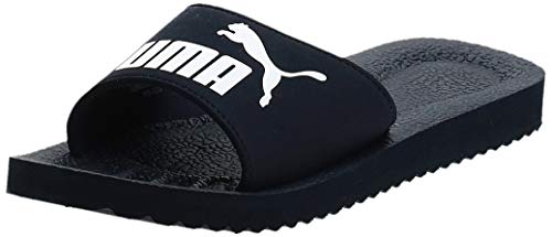 PUMA PURECAT, Sandalias deslizantes Unisex Adulto, Azul (Peacoat/White), 43 EU PUMA PURECAT, Sandalias deslizantes Unisex Adulto, Azul (Peacoat/White), 43 EU