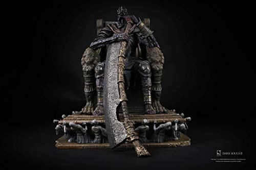 PUREARTS Dark Souls III Yhorm Estatua 1/18 Polyresin Estatua, más de 13 pulgadas de alto, pieza de escaparate altamente detallada