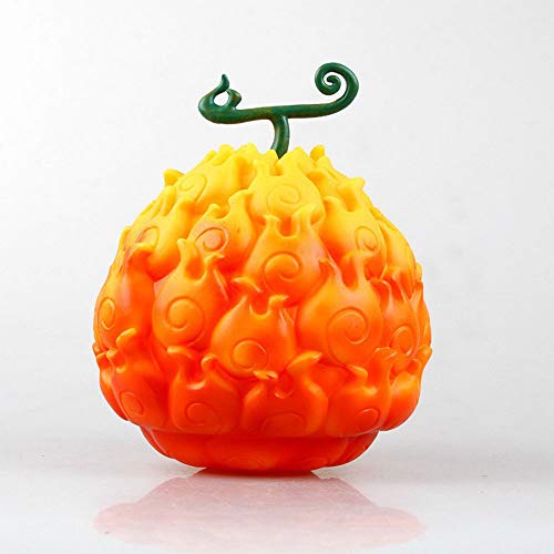 QIYHB 17cm Figura de Anime de una Pieza Fruta del Diablo Luffy Borrador de Goma Fruta Ace Burning Fruit Edición Premium Escultura Decoración Decoración Estatua Estatuilla Modelo de Juguete