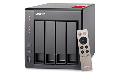 QNAP TS-451+ - Dispositivo de Almacenamiento en Red NAS (Intel Celeron Quad-Core, 4 bahías, 2 GB RAM, USB 3.0, SATA II/III, Gigabit), Negro QNAP TS-451+ - Dispositivo de Almacenamiento en Red NAS (Intel Celeron Quad-Core, 4 bahías, 2 GB RAM, USB 3.0, SATA II/III, Gigabit), Negro