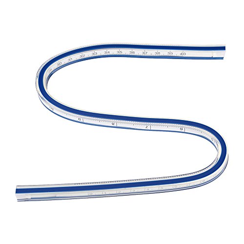 Regla curvada flexible, Tamaños 30cm, 40cm, 50cm, 60cm disponibles(40cm)