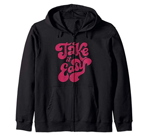 Retro 70s Take It Easy Vintage Sudadera con Capucha Retro 70s Take It Easy Vintage Sudadera con Capucha