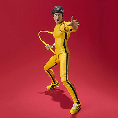 rgbh Bruce Lee Figura Muerte Juego 75th Aniversario Figura De Acción Kung Fu Modelo Movie Figurines Coleccionable Estatua Juguete 15cm