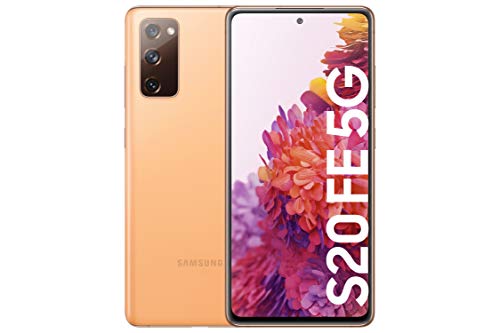 Samsung Galaxy S20 FE 5G - Smartphone Android Libre, 128 GB, Color Naranja [Versión española]