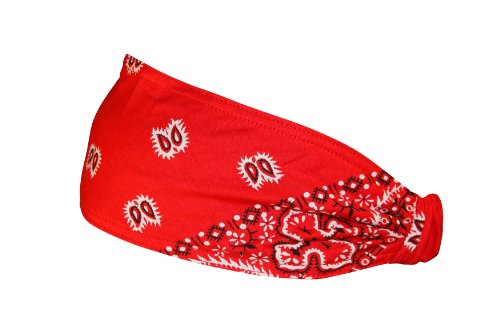 Schampa Mini Doo-Z Red Ground Headwear (Blanco/Negro Paisley, Talla única)