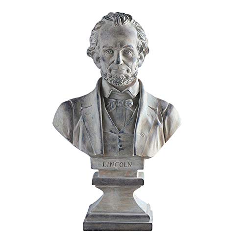 SDBRKYH Abraham Lincoln Memorial Sculpture, Figure Resin Statue Bust Model Collection Colección Window Crafts Collection