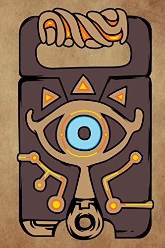 Sheikah Slate Notebook: Back to School Gamer College Ruled Writing Notebook (6"x9") 120 Page