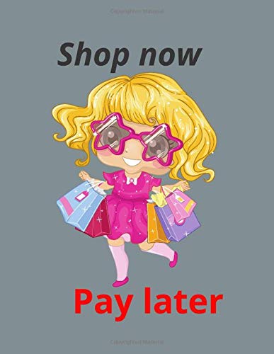 Shop now pay later shopping list sketech book journal for kids: 8.5 x 11 120 pages Matte book no bleed awesome