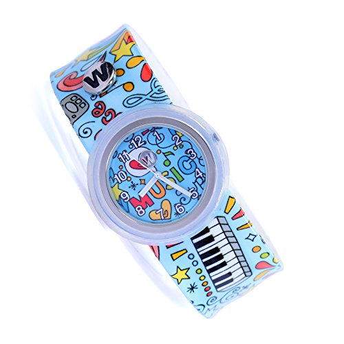 Slap Watch Reloj Analógico para Unisex Niños de Cuarzo con Correa en Caucho 426