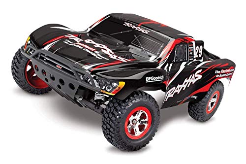 Slash: 1/10-Scale 2WD Camión de carreras de curso corto. Listo para la carrera con sistema de radio TQ 2.4 GHz y XL-5 ESC (FWD/rev). Incluye: batería de 7 celdas NiMH 3000 mAh Traxxas Slash: 1/10-Scale 2WD Camión de carreras de curso corto. Listo para la carrera con sistema de radio TQ 2.4 GHz y XL-5 ESC (FWD/rev). Incluye: batería de 7 celdas NiMH 3000 mAh Traxxas