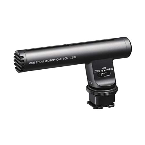 Sony ECM-GZ1M Gun Zoom - Micrófono (con Zapata de múltiples interfaces, Adecuado para A6000, A7, A9), Color Negro Sony ECM-GZ1M Gun Zoom - Micrófono (con Zapata de múltiples interfaces, Adecuado para A6000, A7, A9), Color Negro