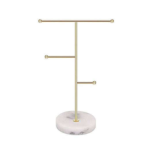Soporte de Joyería de Mármol, Soporte de Joyería de Bandeja de Mármol, Soporte de Exhibición de Barra de Metal de Oro con Bandeja Redonda de Mármol para Pulseras, Anillos, Relojes Soporte de Joyería de Mármol, Soporte de Joyería de Bandeja de Mármol, Soporte de Exhibición de Barra de Metal de Oro con Bandeja Redonda de Mármol para Pulseras, Anillos, Relojes
