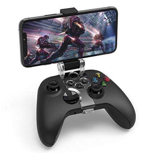 Soporte de teléfono para mando de la serie X & S de Xbox, soporte de teléfono inteligente, clip ajustable, compatible con controladores inalámbricos de Microsoft Xbox Series X & S