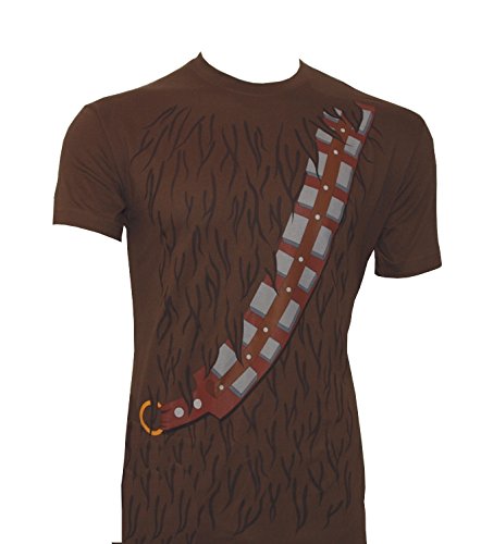 Star Wars Camiseta Chewbacca con correa, color marrón marrón L