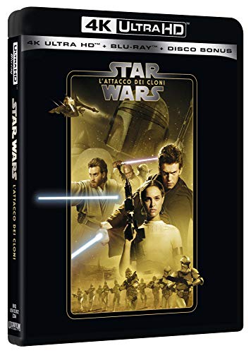 Star Wars - Episodio II - L'Attacco Dei Cloni (Blu-Ray 4K Ultra HD+2 Blu-Ray) [Italia] [Blu-ray]
