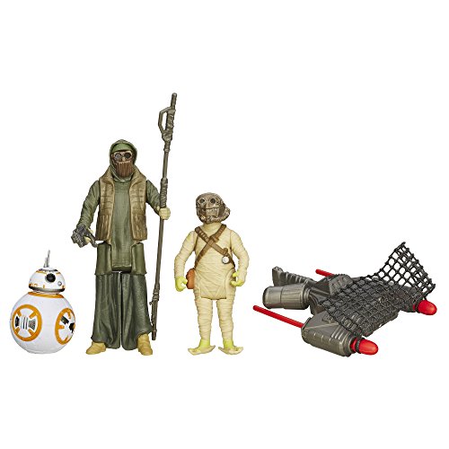 Star Wars The Force Awakens 3.75-Inch Figure 3-Pack Desert Mission BB-8, Unkar's Thug, and Jakku Scavenger