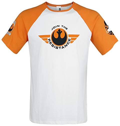 Star Wars X-Wing Pilot Camiseta blanco / naranja M