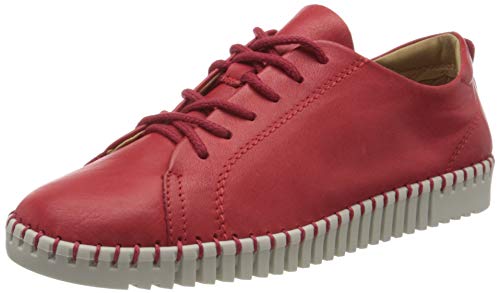 Tamaris 1-1-23606-24, Zapatos de Cordones Derby Mujer, Rojo (Red 500), 37 EU