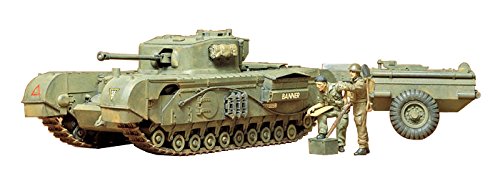 Tamiya 300035100 01:35 Diecast Tanque de la Segunda Guerra Mundial Brit.Pz Churchill C (Importado de Japón)