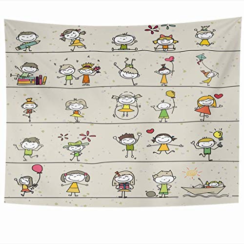 Tapices para colgar en la pared Dibujo a mano Niños felices Ojos Divertido Jugar Jardín de infantes Grupo Personas activas Lindo Tapiz abstracto múltiple Manta de pared Decoración para el hogar Sala d Tapices para colgar en la pared Dibujo a mano Niños felices Ojos Divertido Jugar Jardín de infantes Grupo Personas activas Lindo Tapiz abstracto múltiple Manta de pared Decoración para el hogar Sala d