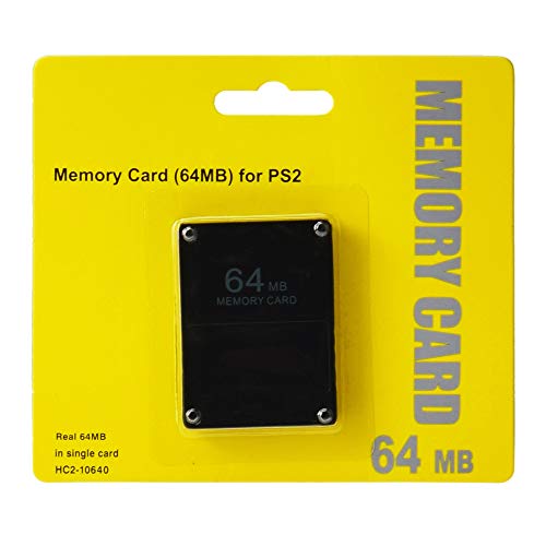 Tarjeta de Memoria Memory Card para Sony Playstation 2 64 MB negro
