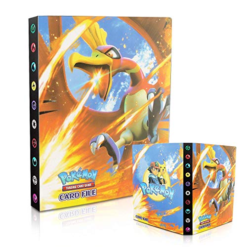 Tarjetero Pokémon, Álbum de Pokemon, Álbum de Cartas Coleccionables Pokémon, Álbum de Entrenador de Cartas Pokémon GX EX. El álbum Tiene 30 páginas y Puede Contener 240 Tarjetas (Wind King)