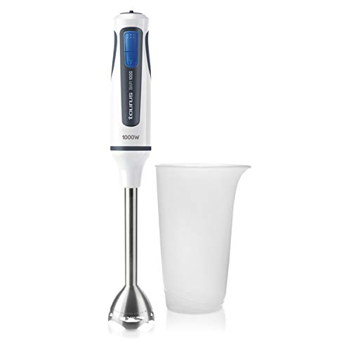 Taurus BAPI Batidora de mano, 1000 W, 20 velocidades y Turbo, cuchillas de inox, Plastic Taurus BAPI Batidora de mano, 1000 W, 20 velocidades y Turbo, cuchillas de inox, Plastic