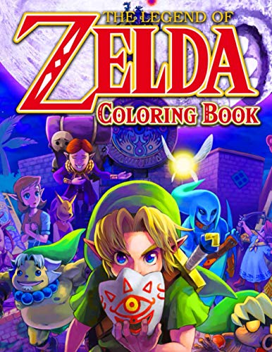 The Legend Of Zelda Coloring Book: A Flawless Coloring Book For Adults With A Lot Of Hand-Drawn Designs Of The Legend Of Zelda To Relax And Relieve Stress