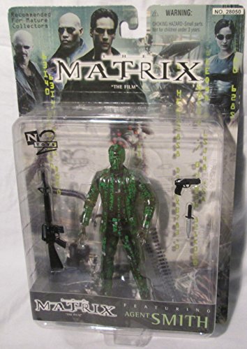 The Matrix - Agente Smith Código matriz de acción Exclusivo Figura