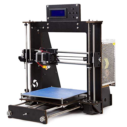 TIGTAK Inteligencia de Escritorio DIY Impresoras 3D Kits, de Madera DIY Prusa i3 kit de impresora de escritorio 3D, Alta Precisión DIY 3D Impresoras 200x200x180mm Tamaño de impresión