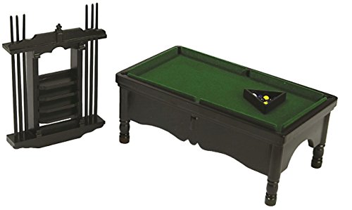Town Square Miniatures Miniatura para Casa de Muñecas 1:12 Pub Estudio Muebles Negro Piscina Billar Mesa Juego Town Square Miniatures Miniatura para Casa de Muñecas 1:12 Pub Estudio Muebles Negro Piscina Billar Mesa Juego
