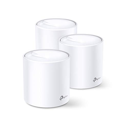 TP-Link Wi-Fi 6 AX1800 Wi-Fi Mesh - Dual Band hasta 500 m², Wi-Fi Inteligente Sin Interrupciones, 2 Puertos Gigabit 1000 Mbps, Reemplaza Routers y Extensores, Works with Alexa (Deco X20 3-Pack) TP-Link Wi-Fi 6 AX1800 Wi-Fi Mesh - Dual Band hasta 500 m², Wi-Fi Inteligente Sin Interrupciones, 2 Puertos Gigabit 1000 Mbps, Reemplaza Routers y Extensores, Works with Alexa (Deco X20 3-Pack)