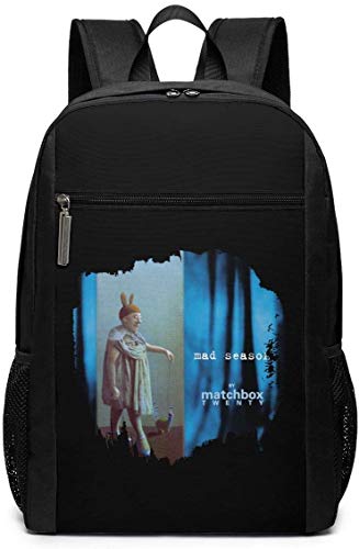 TTmom Mochilas Tipo Casual,Bolsa de Viaje Matchbox Twenty Mad Season Humor Backpack Laptop Backpack School Bag Travel Backpack 17 Inch
